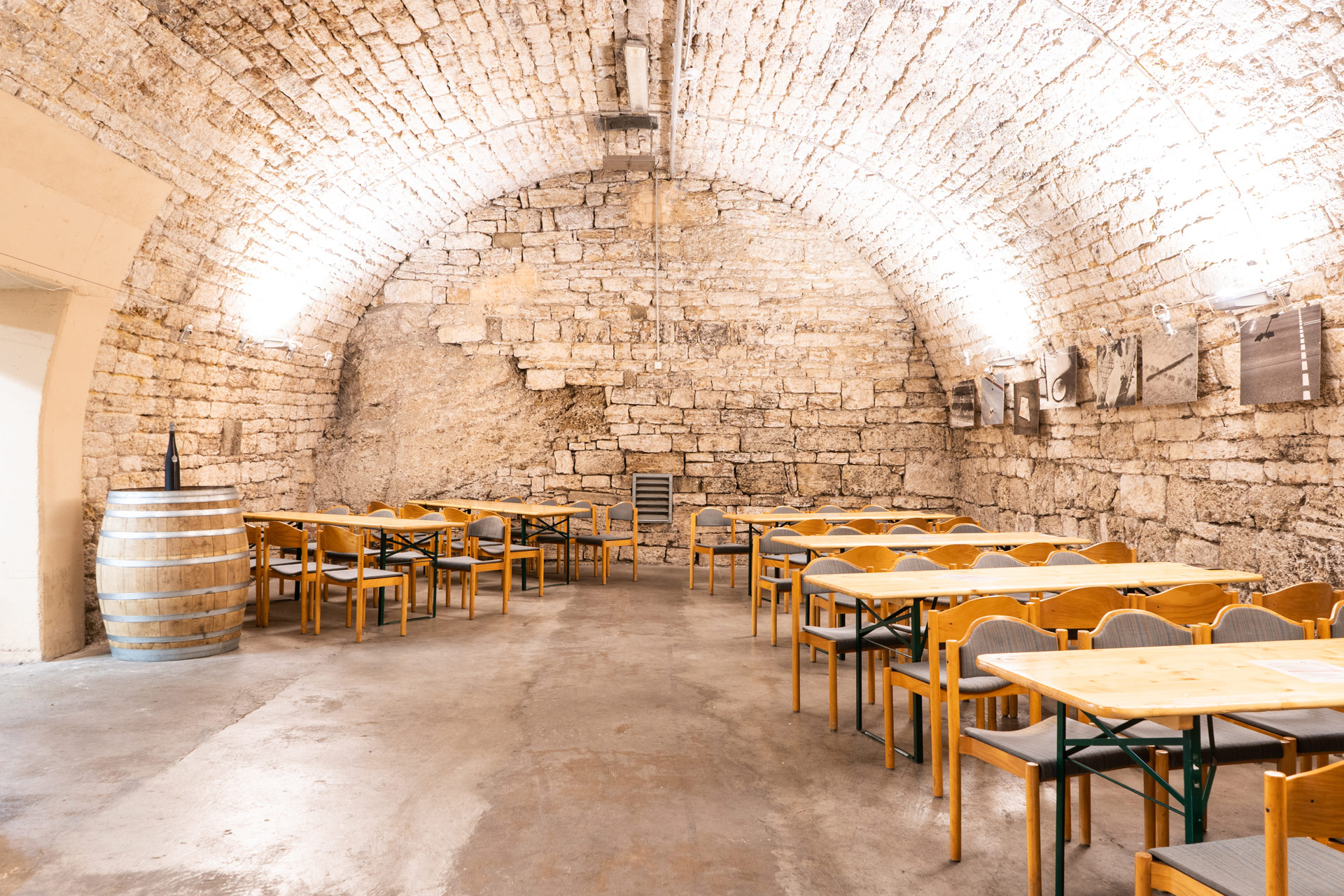 Weingut der Landeshauptstadt Stuttgart | Veranstaltungsort Travertinkeller | Copyright Yannick Stechmeyer-Emden